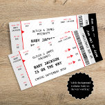 Concert Ticket Unique Funny Pregnancy Announcement<br><div class="desc">Fun & Unique Pregnancy Announcement – Concert Ticket Style! Share the exciting news in a creative way with this concert ticket-inspired pregnancy announcement. Featuring the fun headline "Baby On The Way" and "We’re Expecting, " this design is perfect for revealing your due date in a memorable way. Personalise it with...</div>