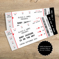 Concert Ticket Unique Funny Pregnancy Announcement