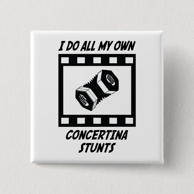 Concertina Stunts 15 Cm Square Badge (Front)