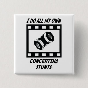 Concertina Stunts 15 Cm Square Badge