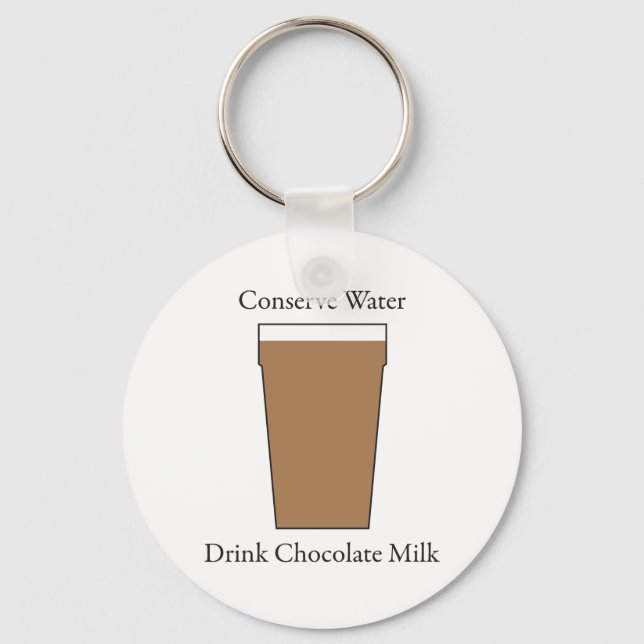 Concerve Water Drink Chocolate Milk Key Ring (Front)