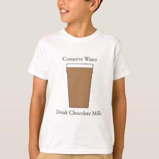 Concerve Water Drink Chocolate Milk T-Shirt