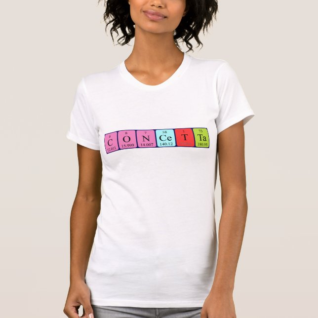 Concetta periodic table name shirt (Front)