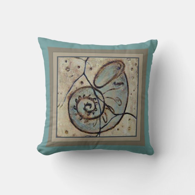 Conch ~ Coastal Cushion (Front)