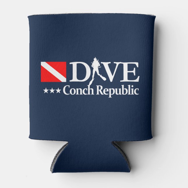 Conch Republic DV4 Can Cooler (Front)