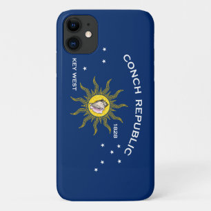 Conch Republic Flag Key West Florida iPhone 11 Case