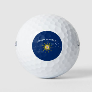 Conch Republic Flag Key West Florida Golf Balls