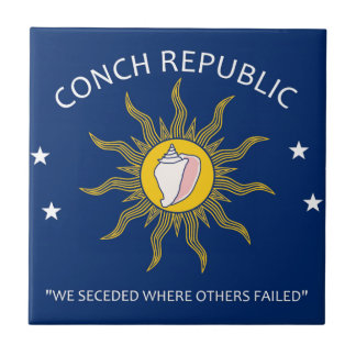 Conch Republic Flag Tile