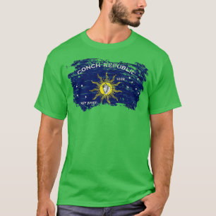 Conch Republic Flag TShirt 1