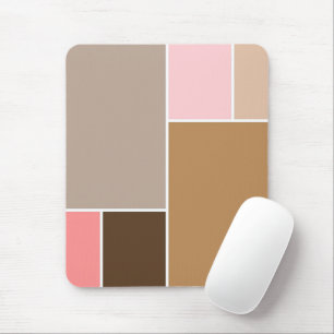 Conch Seashell Colour Blocks Mouse Mat