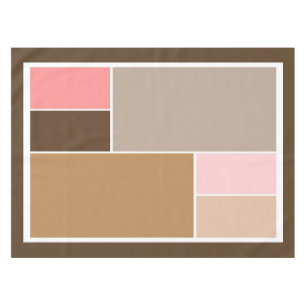 Conch Seashell Colour Blocks Tablecloth