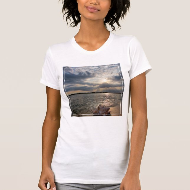 Conch Shell At Beach | St. Augustine, Fl T-Shirt (Front)