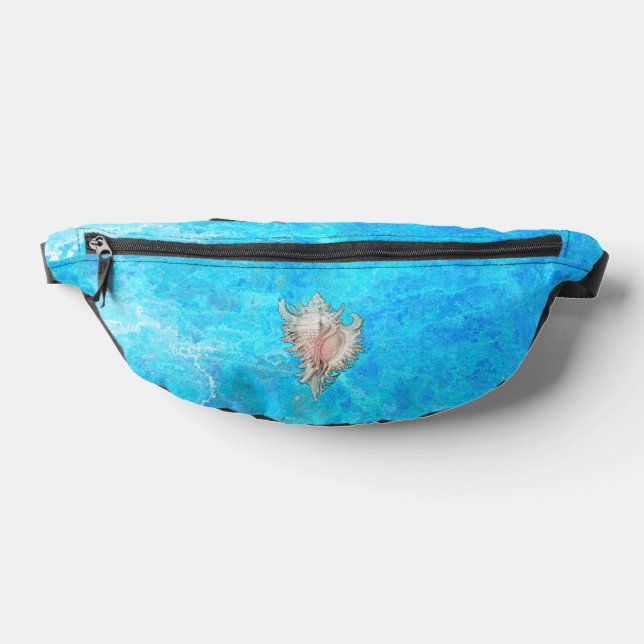 Conch Shell "Beach Life" Beach Journal Bum Bags (Lay Down)