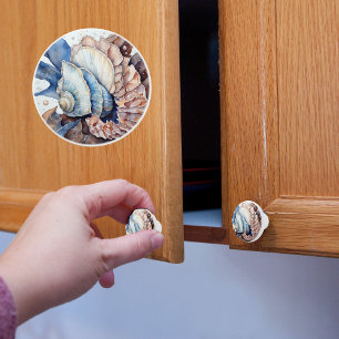 Conch Shell Ceramic Knob