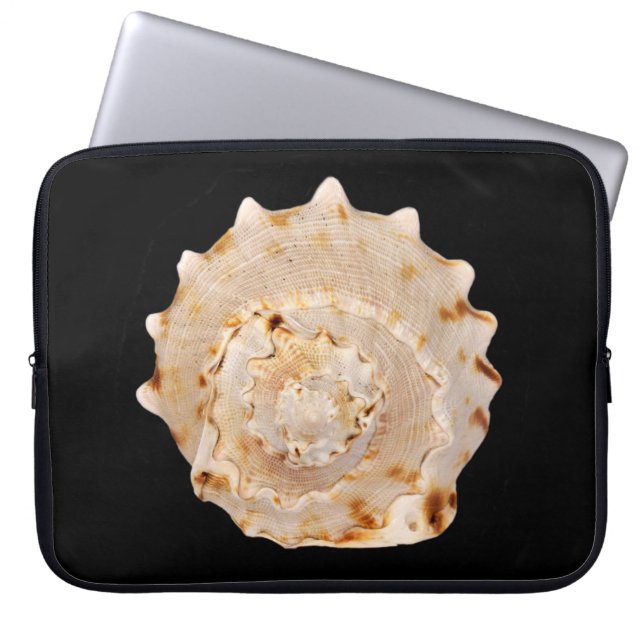 Conch Shell Laptop Sleeve (Front)