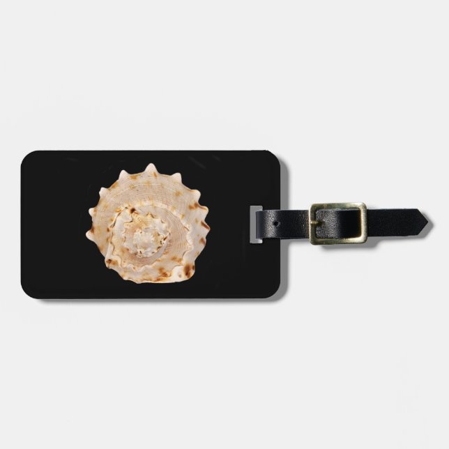 Conch Shell Luggage Tag (Front Horizontal)