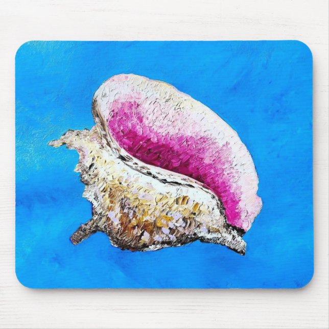 Conch Shell Mouse Pad (Front)
