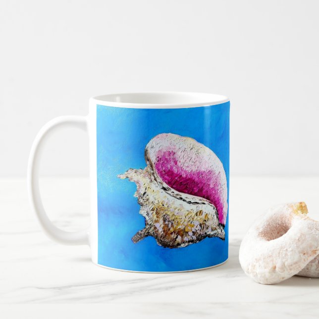 Conch Shell Mug (With Donut)