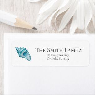 Conch Shell Ocean Painting Art Address