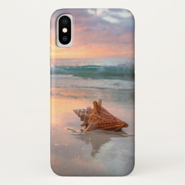 Conch Shell on the Beach | Jamaica Case-Mate iPhone Case (Back)