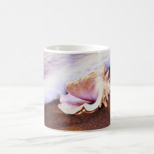 Conch Shell on the Beach Mug