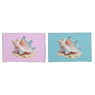 conch shell pillowcase