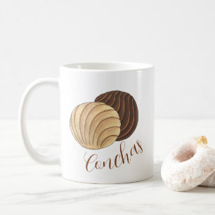 Conchas Mexican Pan Dulce Sweet Bread Panadería Coffee Mug