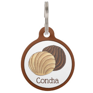 Conchas Mexican Pan Dulce Sweet Bread Panadería Pet Tag