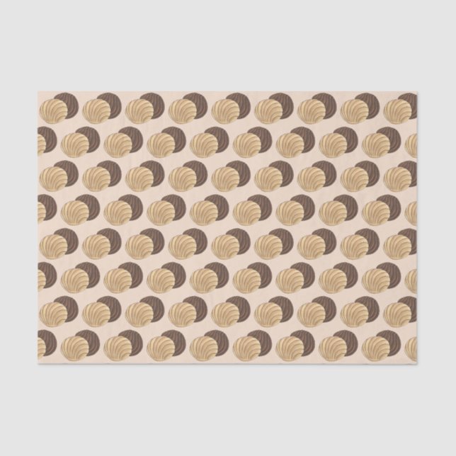 Conchas Mexican Pan Dulce Sweet Bread Panadería Tissue Paper (Front)