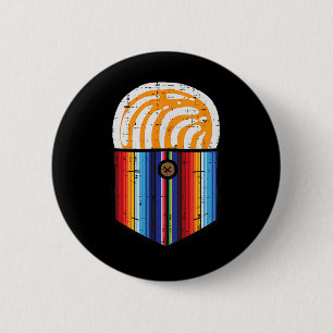 Conchas Serape Pocket Cinco De Mayo Mexican Fiesta 6 Cm Round Badge