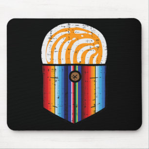 Conchas Serape Pocket Cinco De Mayo Mexican Fiesta Mouse Mat