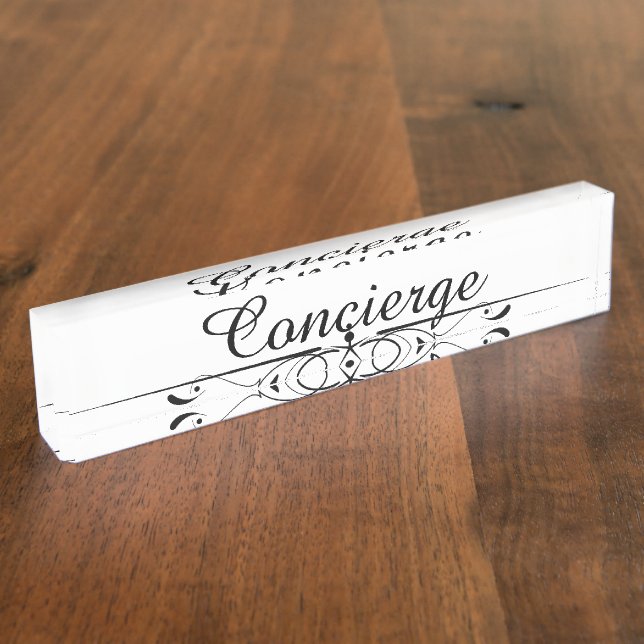 Concierge Nameplate (Side)