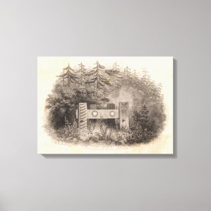 Concomely's Tomb, Astoria, Oregon Canvas Print