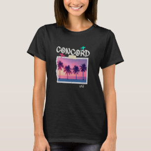 Concord California Retro Surfer Vintage Beach T-Shirt