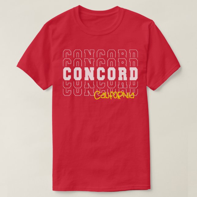 Concord city California Concord CA T-Shirt (Design Front)