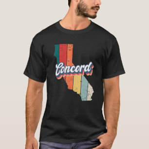 Concord City Retro Vintage Hometown California T-Shirt