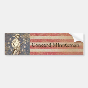 Concord Minuteman Bumper Sticker