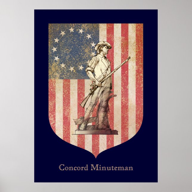 Concord Minuteman Poster (Front)