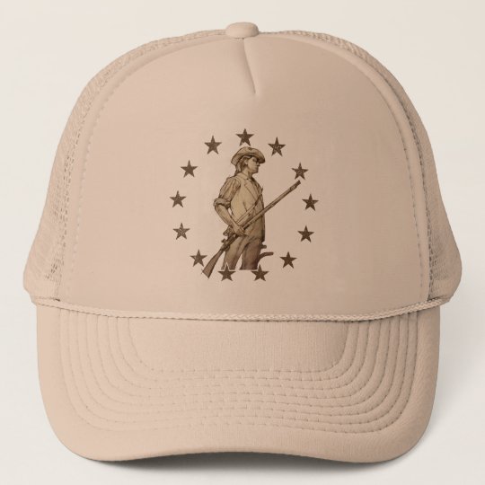 Concord Minuteman Trucker Hat | Zazzle.co.uk