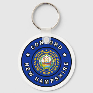 Concord New Hampshire Key Ring