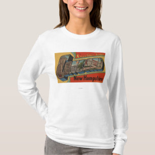 Concord, New Hampshire - Large Letter Scenes T-Shirt