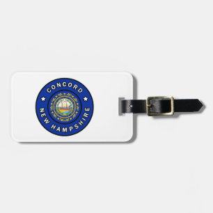 Concord New Hampshire Luggage Tag