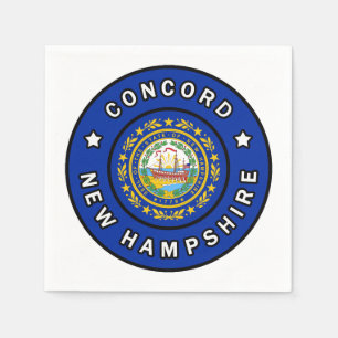 Concord New Hampshire Napkin