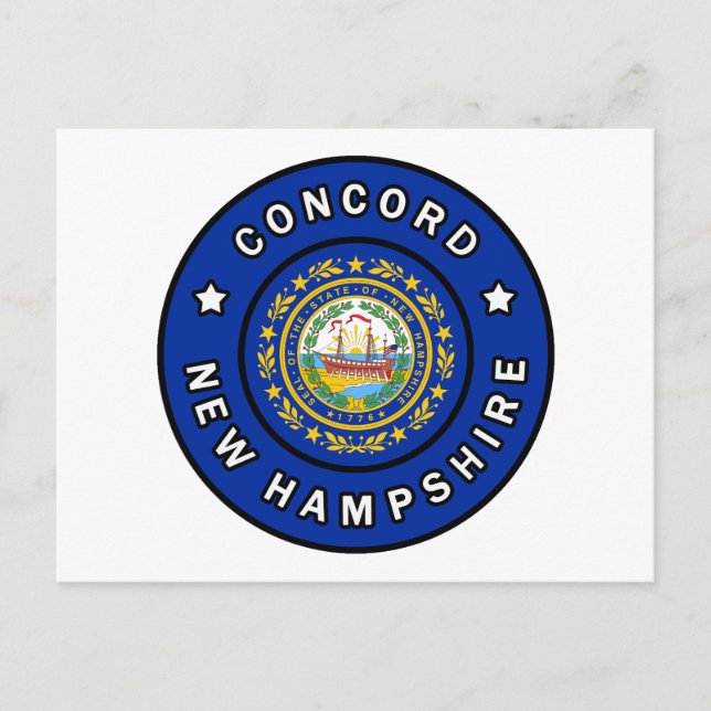 Concord New Hampshire Postcard (Front)