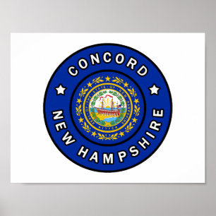 Concord New Hampshire Poster