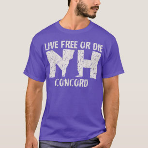 Concord, NH Live Free or Die product  T-Shirt
