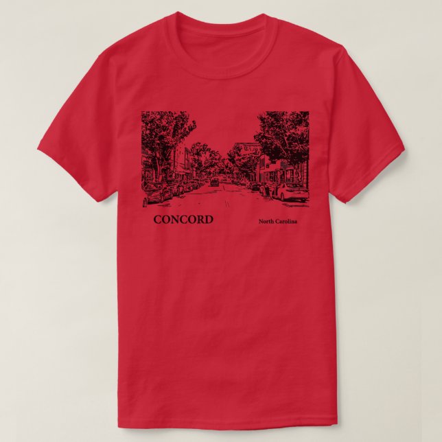 Concord North olina  4 T-Shirt (Design Front)
