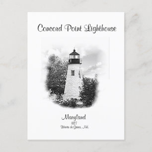 Concord Point Light- Havre de Grace, Md 2020 Postcard