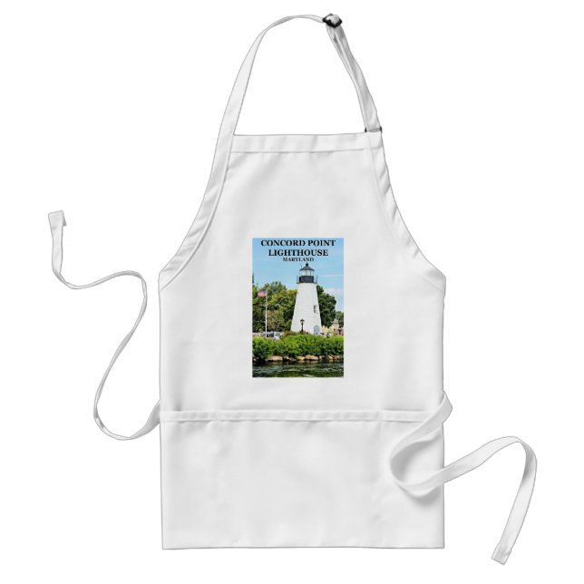 Concord Point Lighthouse, Maryland Cooking Apron (Front)