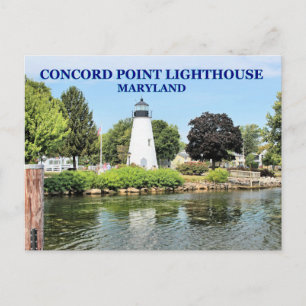 Concord Point Lighthouse, Maryland Postcard